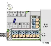 ★手数料０円★足利市新山町　月極駐車場（LP）